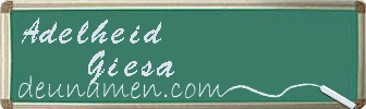 Adelheid Giesa Visitenkarte